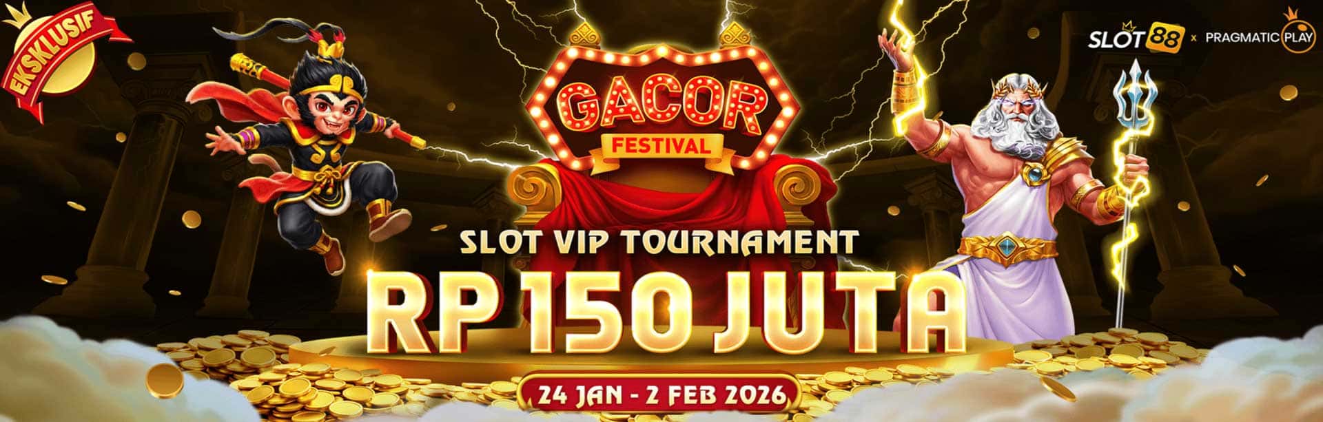 SLOT88 X PP - GACOR FESTIVAL: SLOT VIP TOURNAMENT